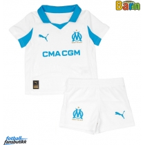 Olympique de Marseille Hjemmedraktsett Barn 2025-26 Kortermet (+ Korte bukser)